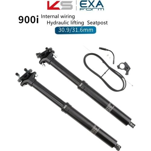 30.9/31.6*395mm Wire Control Lift Seat Tube Internal Routing Iamok Seat Post Kindshock EXA 900i Mountain Bike Dropper Seatpost