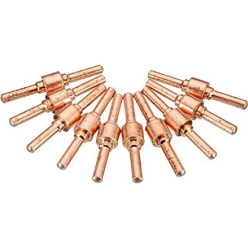 60pcs Red Copper Extended Long Plasma Cutter Tip Electrodes&Nozzles Kit Consumable For PT31 LG40 40A Cutting Welder Torch