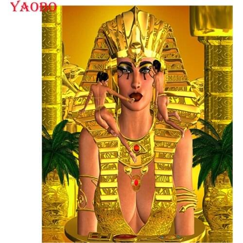 Ancient Egyptian woman diamond painting full square diamond embroidery full round 5d diy handwork rhinestone pictures pasted