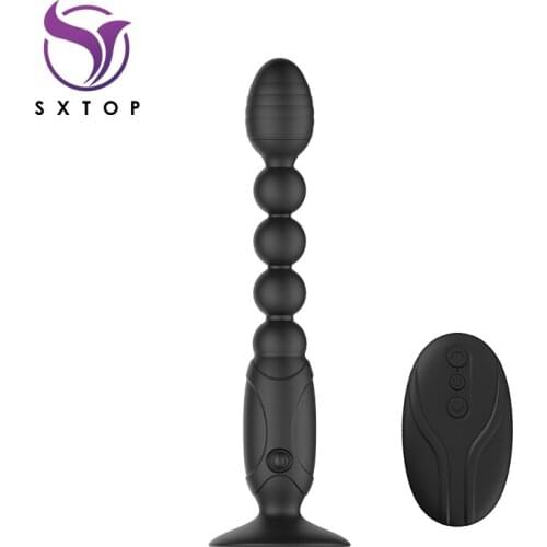 Wireless Remote Control Anal Beads Vibrator Bendable Vagina G-spot Stimulator For Women Adult Sex Toys For Female Couple