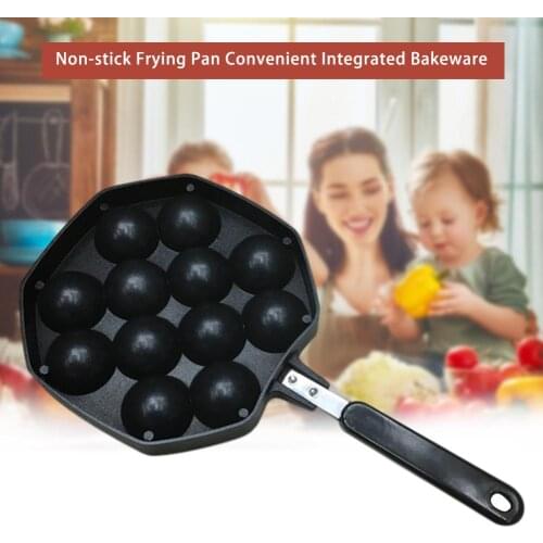 Non-stick Frying Pan Convenient Integrated Bakeware Bread Machine Suitable For Octopus Balls Bread Balls Donut Holes Cake