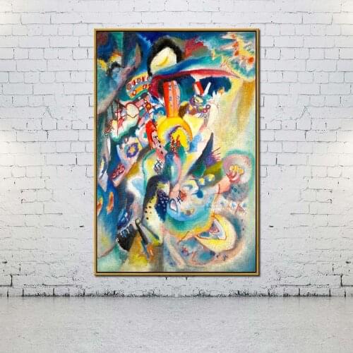 Artcozy Oil Canvas Painting Vasily Kandinsky Moscow For Home Decoration Wall Art