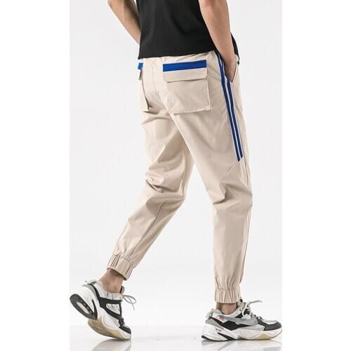 2021 young students' leisure pants spring and autumn Korean Trend versatile Leggings sports pants tooling pants