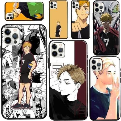 Miya Atsumu Haikyuu For iPhone 12 Pro Max mini Case For iPhone XR XS X SE 2020 7 8 Plus 11 Pro Max Cover