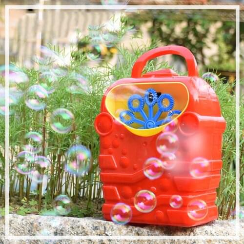 Kids Durable Automatic Bubble Blower Chilren Bubble Machine Outdoor Toy For Girls Boys Children Handle Soap Bubble Maker Toy