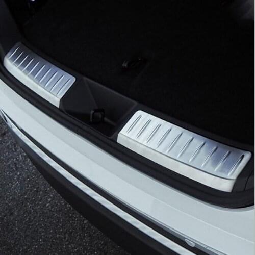 For Toyota Harrier Venza 2020 2021 Car Rearguards Rear Bumper Trunk Fender Sill Plate Protector Guard Covers trim