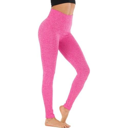 Energy Seamless Sports Fitness Leggings Gym Running Workout Yoga Pants Women High Waist Solid Striped Hip Lifting Yoga Leggings
