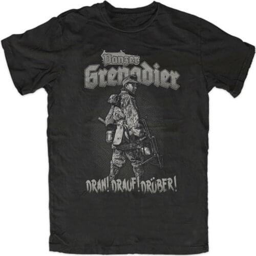 Panzer Grenadier M2 T-Shirt Panzer Drann Drauf Druber Cotton O-Neck Short Sleeve Mens T Shirt New Size S-3XL