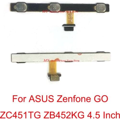 Power ON OFF Volume Up Down Control Button Flex Cable For ASUS Zenfone GO ZC451TG ZB452KG 4.5" Inch Volume Power Flex Cable Part