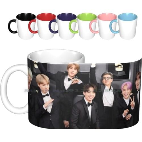 Ot7 Ceramic Mugs Coffee Cups Milk Tea Mug Kpop Boys Beyond The Scene Love Yourself Her Tear Answer Rap Monster Rm Jin Suga J