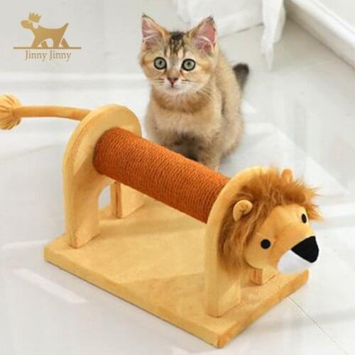Cat Claw Scratching Sisal Post for Kittens，Cats Scratcher，Animal Style-Dropshipping Center #Jinny-JJ49