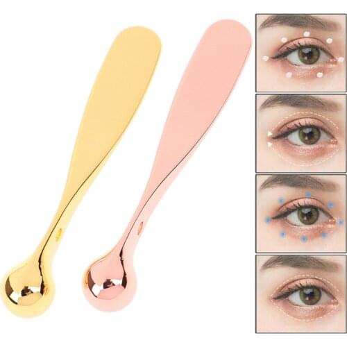 Anti Wrinkle Eye Cream Applicator Mixing Spatulas Preminum Metal Face Mask Spoon Sticks Eye Cream Massage Sticks Beauty Scoop