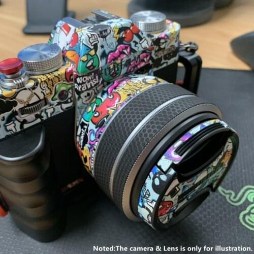 Premium Decal Skin for FUJIFILM Fuji Fujinon XC15-45mmF3.5-5.6 OIS PZ Lens Protector Anti-scratch Cover Film Sticker