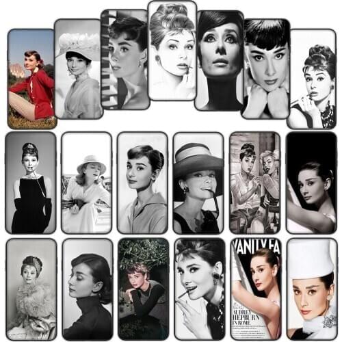 Audrey Hepburn Soft Cover Case for Xiaomi Mi Note 10 Ultra A1 A2 Lite A3 Pro Max Pocophone F1