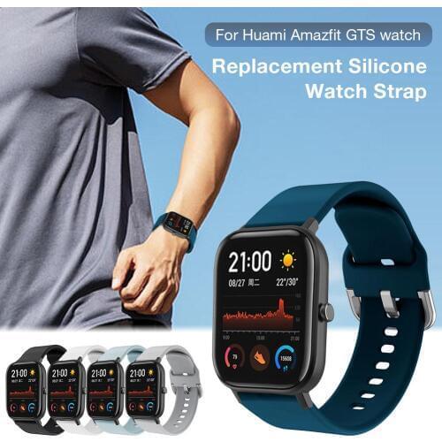 Sport Watch Bands For Huami Amazfit GTS/Amazfit Bip Watch Replacement Wristbands Straps Bracelet Accessory