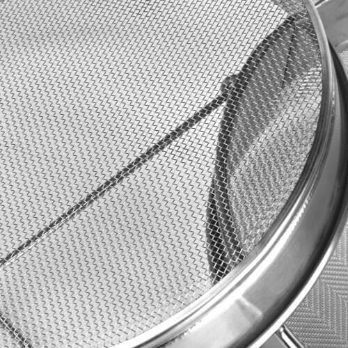 Honey Sieve, Stainless Steel Double Honey Strainer Filter Apiary Beekeeping Equipment With Adjustable Arms