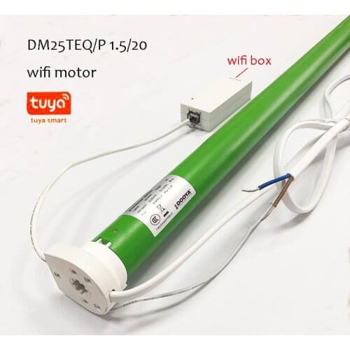 Tuya Smart App Control Dooya Wifi Motor DM25TEQ 1.5n Tubular For 38mm Tube Motorized Shutter Electric Blinds Window Curtain