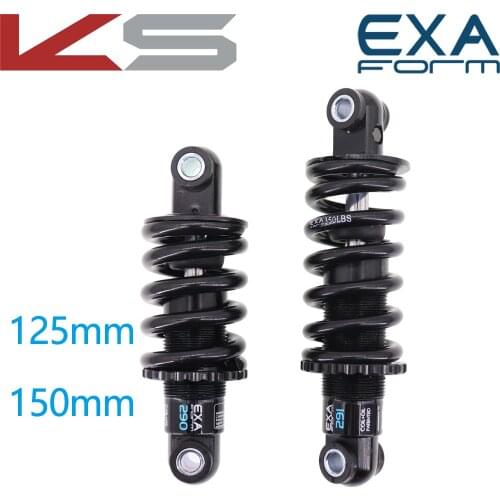 EXA Form Bike Rear Shock Absorber 290 291 Suspension Shocks Spring Kindshock Durable MTB Bike e scooter 125 1000 1250 lbs 850
