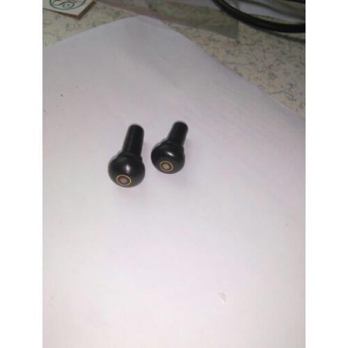 10 PCs Ebony button for violin parts 4/4 black ebony violin end pin