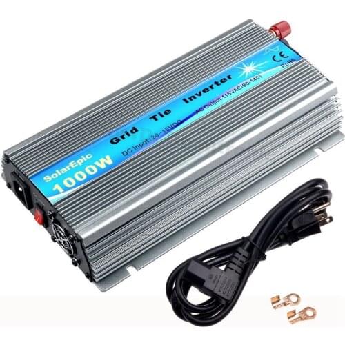 1000W Grid Tie Inverter 110V Use For 24V/36V Solar Panel Pure Sine Wave Inverter Smart Microinverters