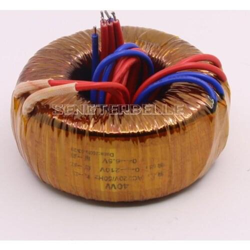 40W Pure Copper Toroidal Transformer 40VA Tube Preamp Power Transformer 0-210V 0-6.5V