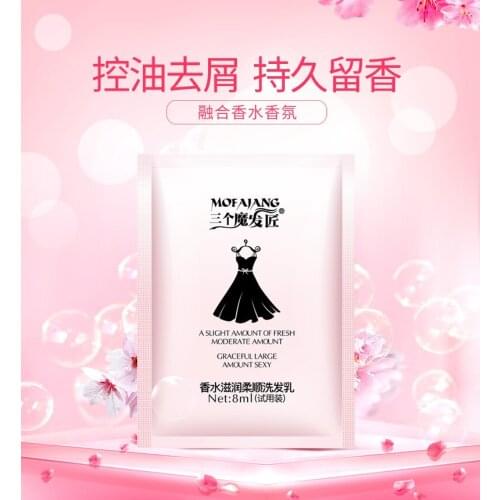 5pcs Three Magic Artisan Black Formal Conditioner Long-lasting fragrance for men and women supple fragrance conditioner