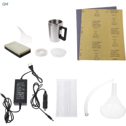 Car Headlight Glass Refurbishment Tool Kit Hydrophobic Coating Scratch Repair 13MF