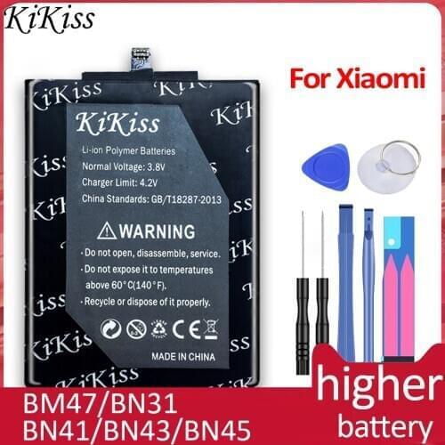 Battery BN41 BN43 BM47 For Xiaomi Redmi Note 4 Hongmi Note4 Pro Note4X MTK Helio X20 Redmi 3 3S 3X 4x Mi5X Mi note2 2 BN31 BN45