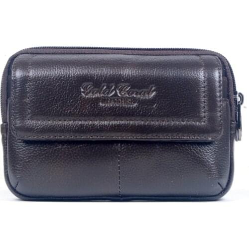 BISI GORO Phone Coin Card Waist Bag On The Belt Outdoor Fashion Unisex Heuptas Heren Multi-function Wear-resistant Zipper Purse