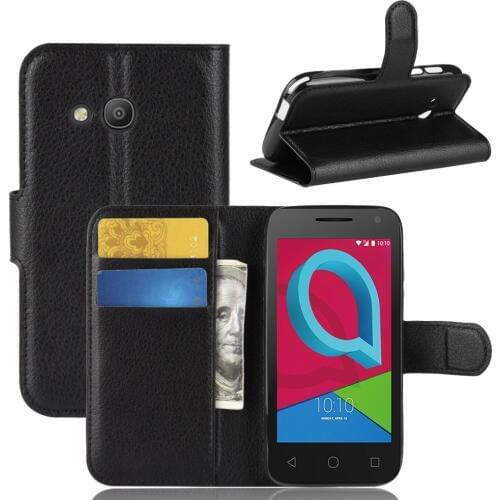 Brand gligle fashion protective case cover for Alcatel U3 3G case PU leather wallet shell