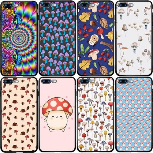 Phone Case for Xiaomi Redmi Note 9A 8 8T 7 6 7A 6A 5A 5 A1 A2 A3 Pro Max Plus Lite Mushrooms Elegant