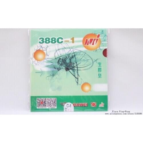 Dawei 388C-1 388c-1 Medium Pips-Out Table Tennis (PingPong) Rubber With Sponge [Playa PingPong]