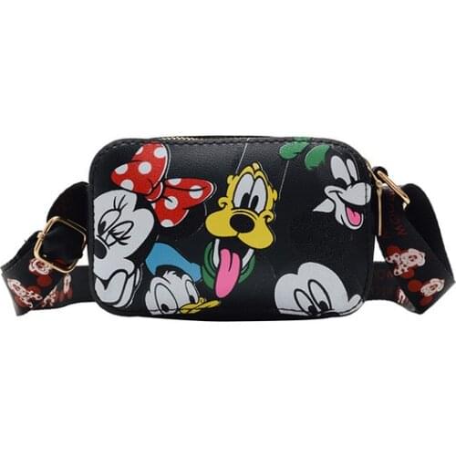 Disney children messenger bag fashion baby handbag cute cartoon boys shoulder bag wild princess little girl coin bag