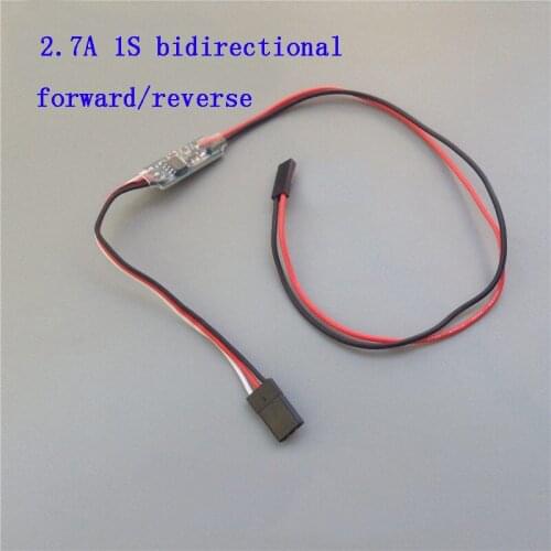 2.7A 1S Bidirectional Brushed ESC Electric Speed Regulator N20 Winch Retract Release Controller Spare Parts for RC Car Crawler