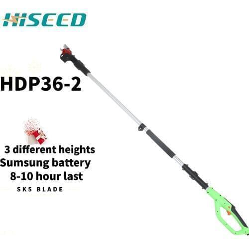 Electric pruning shears HDP36-2 lithium battery Working time love you 8-10 hours, high branch shears, fruit tree garden tools