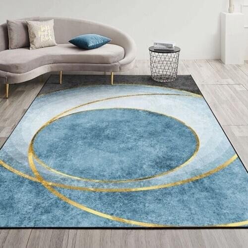 Geometric abstract carpet simple modern living room bedroom coffee table mat room full carpet