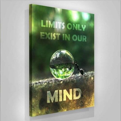 Inspring Quote Prints Street Art Canvas Paintings on The Modern Home Office Wall Decor The Road To Success Mind Pictures Office