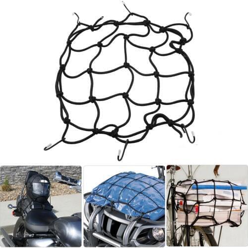 Motorcycle/Bicycle Cargo Net Universal Heavy Duty Motorcycle Bungee Net 30x30cm B99