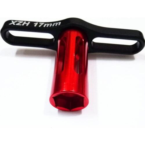 Red car model increase thickening sleeve 17MM hexagonal sleeve model car special tool tire combiner tool