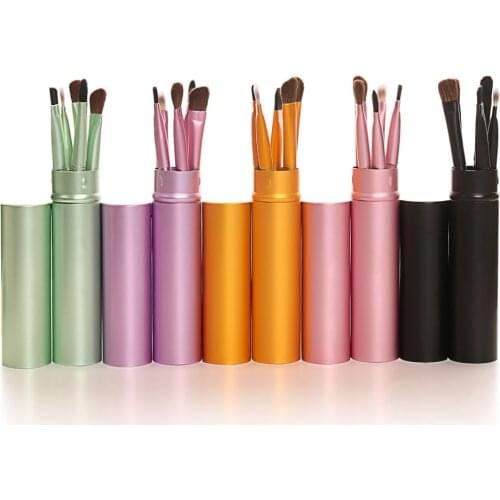 5pcs/set Eyebrow Eyeshadow Makeup Brushes Set Concealer Eye Brow Cosmetics Eye Shadow Blending Brush Eyes Beauty Make Up Tools