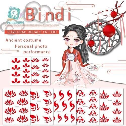 Bindi India Sticker Face Jewels Tatoo Forehead Temporary Tattoo Sticker Actress Make Up Tatuaje Festival Taty Party Tatouage