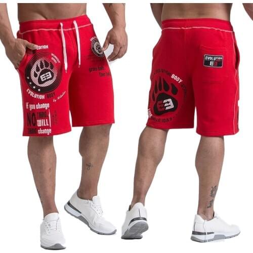 New Shorts Mens Calf-Length Summer Fitness Bodybuilding Casual Joggers workout Brand sporting short pants Sweatpants Sportswea