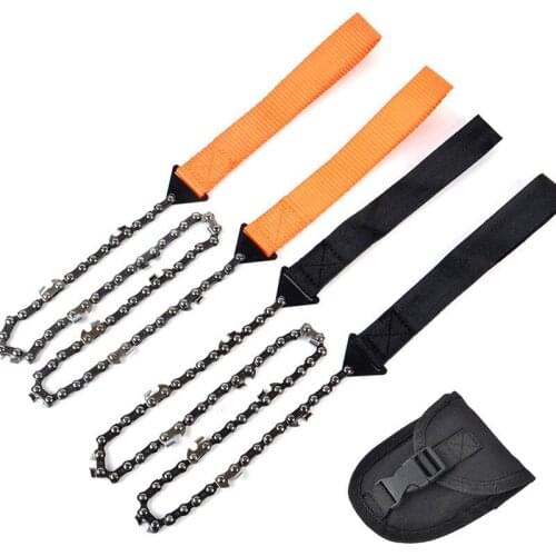 Portable Chain Saw Cutting Machine Handheld Survival Emergency Camping Hiking Outdoor Multifunctional Chainsaw Wood Cutting Tool