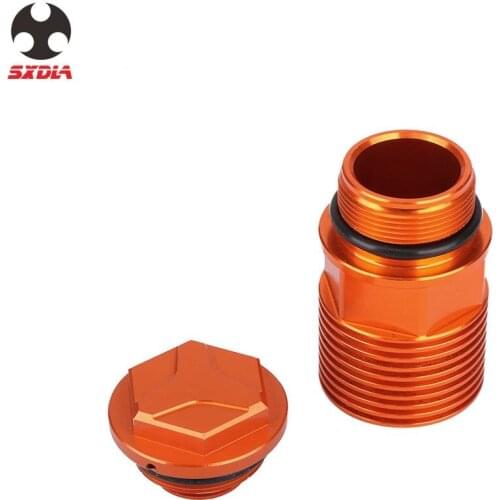 Rear Brake Reservoir Extender & Brake Fluid Oil fuel Cap For KTM SX SXF EXC Six Days XC XCF 125 250 350 400 450 500 2004-2016