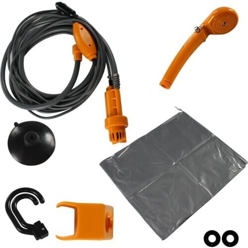 RV Camper Outdoor Shower Set 12V Caravan Accessories Handheld Portable Travel Washer Car Water Gun Pump