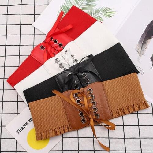 Wide Slimming Corset Body Belts for Women Waist Clip Sexy Elastic Bodycon Femme Abdomen Shapewear Bride Body Sculpting Girdle