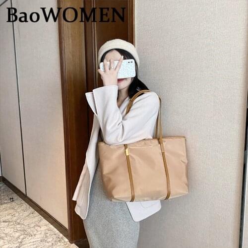 BaoWomen Oxford Large Capacity Shopping Bag For Women 2020 Casual Totes Bag Luxury Handbags Reusable Foldable Eco Grocery Totes