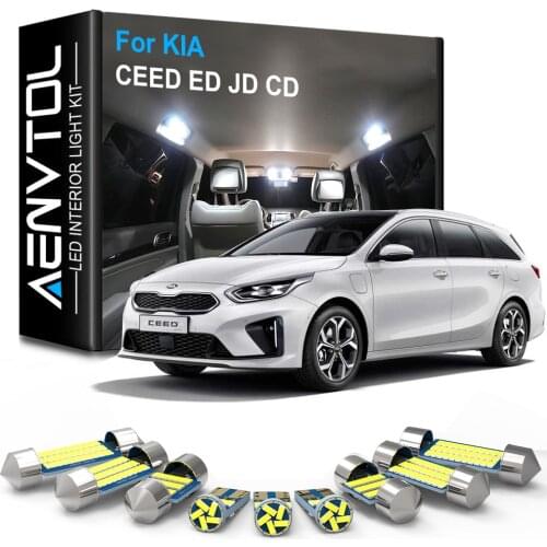 AENVTOL Canbus Interior Lights LED For KIA CEED SW JD GT ED CD 2006 2007 2008 2009 2010 2013-2017 2018 2019 2020 Car Accessories