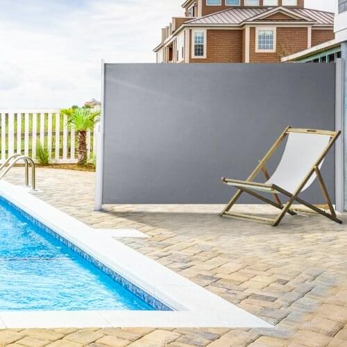 VEVOR Retractable Side Awning Outdoor Patio Screen Privacy Divider Garden Outdoor Patio Terrace Sun Shade Wind Screen