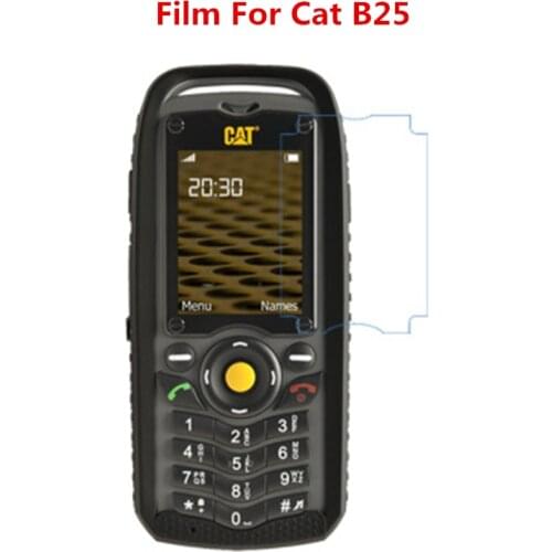 1/2/5/10 Pcs Ultra Thin Clear HD LCD Screen Protector Film With Cleaning Cloth Film For Cat B25